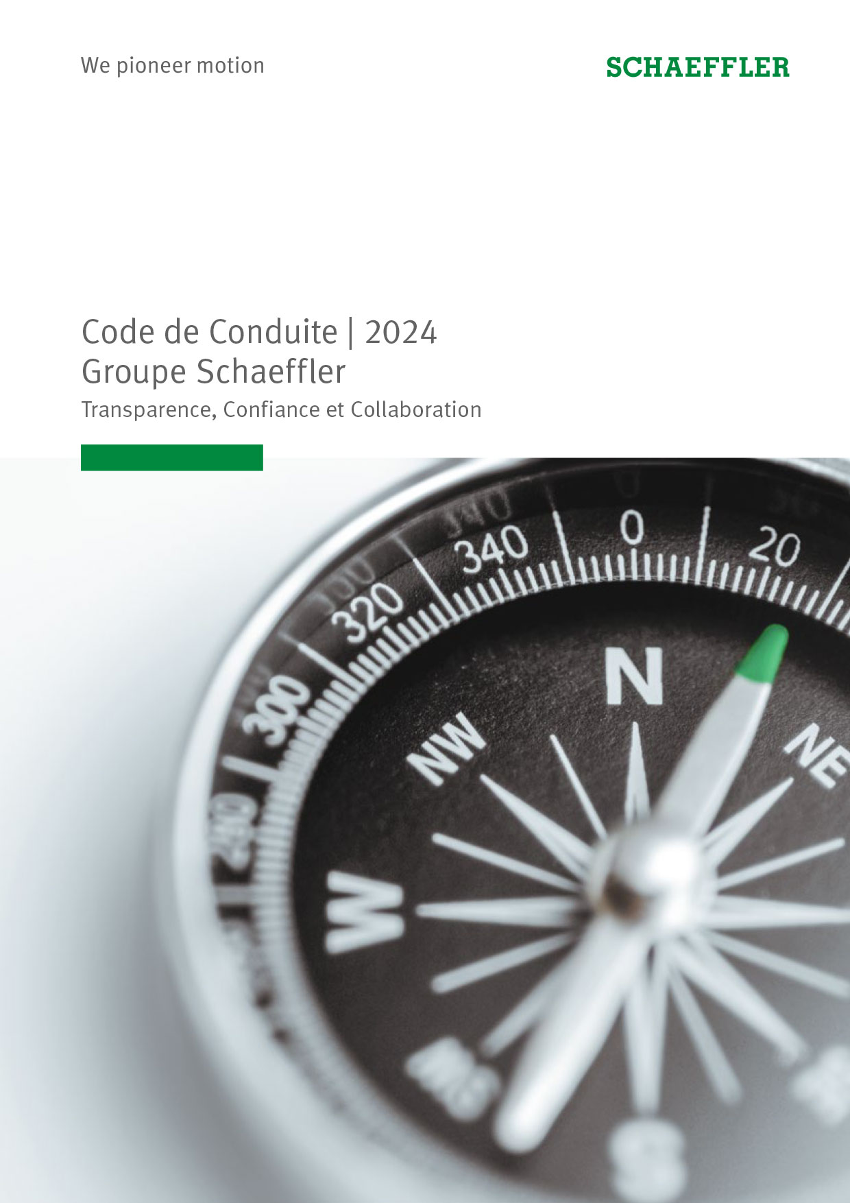 Code de Conduite | 2024 Groupe Schaeffler Code de Conduite | 2024 Groupe Schaeffler