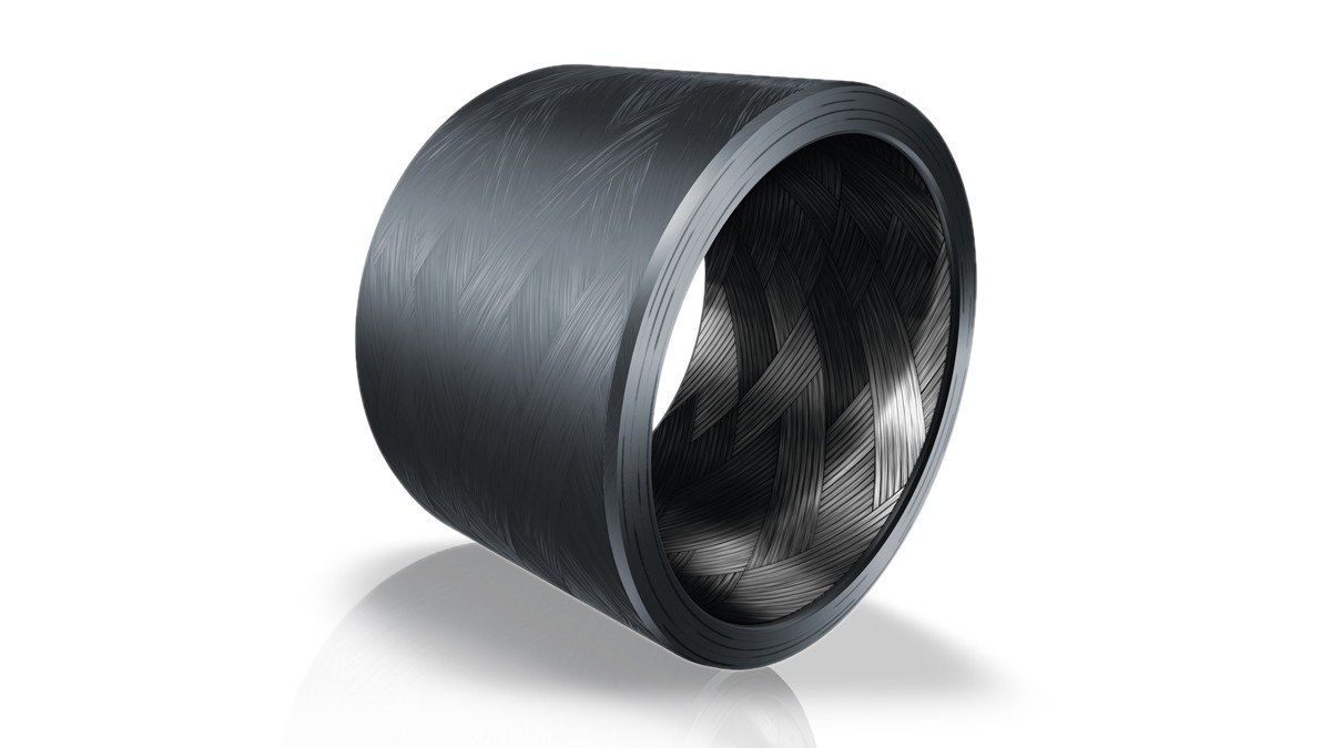 Bague lisse avec ELGOTEX