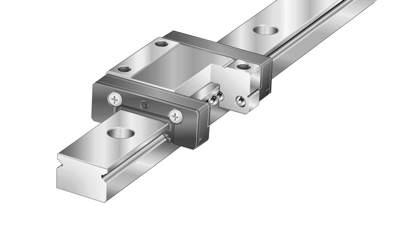 Guidages linéaires Schaeffler : Systèmes miniatures à recirculation à deux rangées de billes