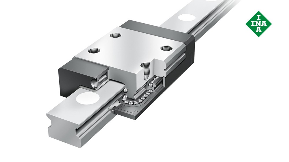 Guidages linéaires Schaeffler : Systèmes miniatures à recirculation de billes