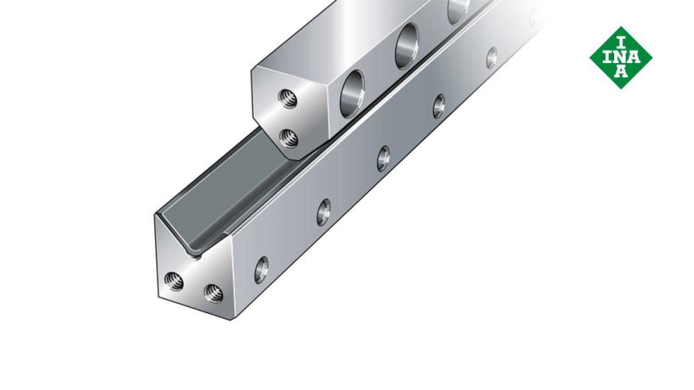 Guidages linéaires Schaeffler : Rails de guidage M avec revêtement de glissement et rails V