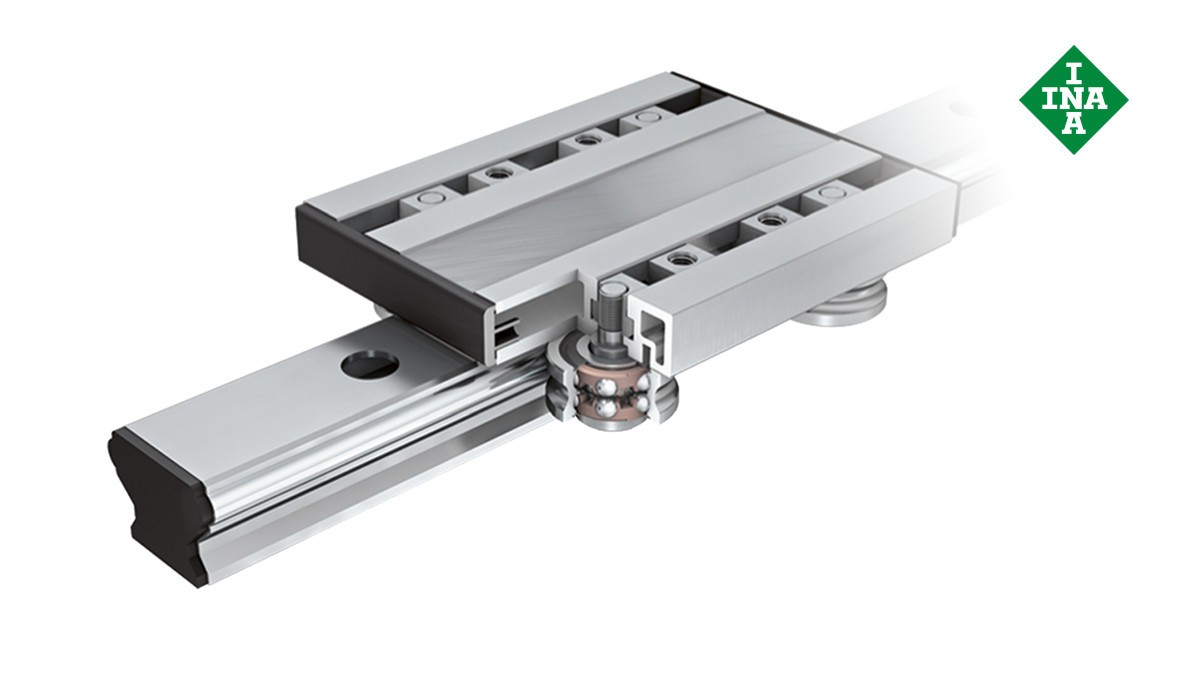Guidages linéaires Schaeffler : Guidages à galets