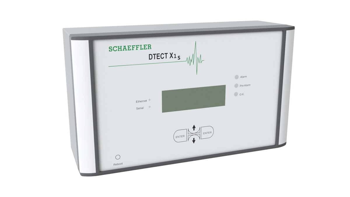 DTECT X1 s est un système en ligne flexible pour la surveillance des composants et des éléments rotatifs à l'intérieur des machines et des installations.