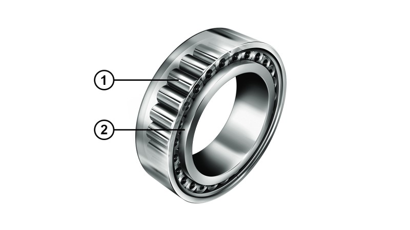 Roulements à rouleaux cylindriques INA avec optimisation du contact sur le bord